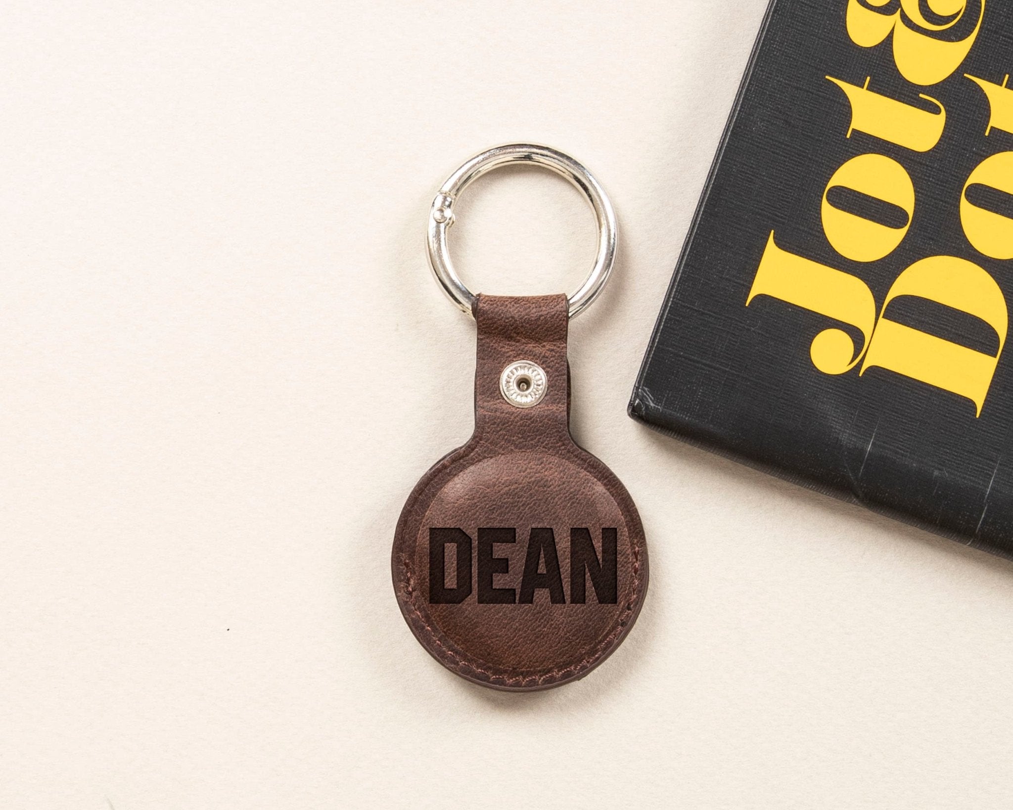 AirTag Keychain Gift for Car Lovers • Custom Leather Airtag - The Lush Gifts - AirTag Keychain Gift for Car Lovers • Custom Leather Airtag - The Lush Gifts - The Lush Gifts - AirTag Keychain Gift for Car Lovers, Personalized Christmas Gift for Car Owner, Custom Gift Men Dad Husband Boyfriend, AirTag Holder Case - Customized Leather Gift - Personalized Leather Gift