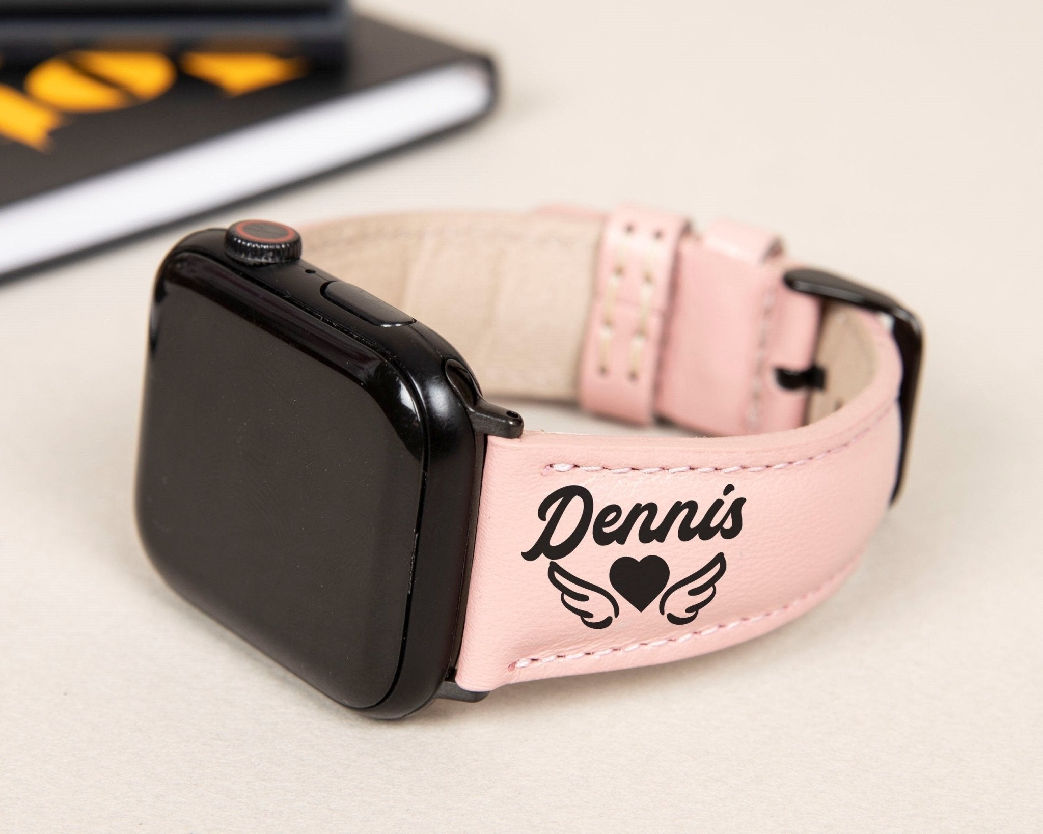 Apple Ultra Watch Band • Customized Leather Watch Bands - The Lush Gifts - Apple Ultra Watch Band • Customized Leather Watch Bands - The Lush Gifts - The Lush Gifts - One Year Anniversary for Girlfriend, Custom Leather Watch Band, Apple Watch Ultra, Personalized Gift for Daughter, Cool Gift Teenage Girls - Customized Leather Gift - Personalized Leather Gift