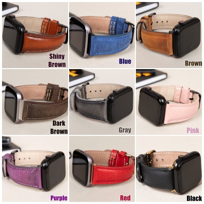 Apple Ultra Watch Band • Customized Leather Watch Bands - The Lush Gifts - Apple Ultra Watch Band • Customized Leather Watch Bands - The Lush Gifts - The Lush Gifts - One Year Anniversary for Girlfriend, Custom Leather Watch Band, Apple Watch Ultra, Personalized Gift for Daughter, Cool Gift Teenage Girls - Customized Leather Gift - Personalized Leather Gift