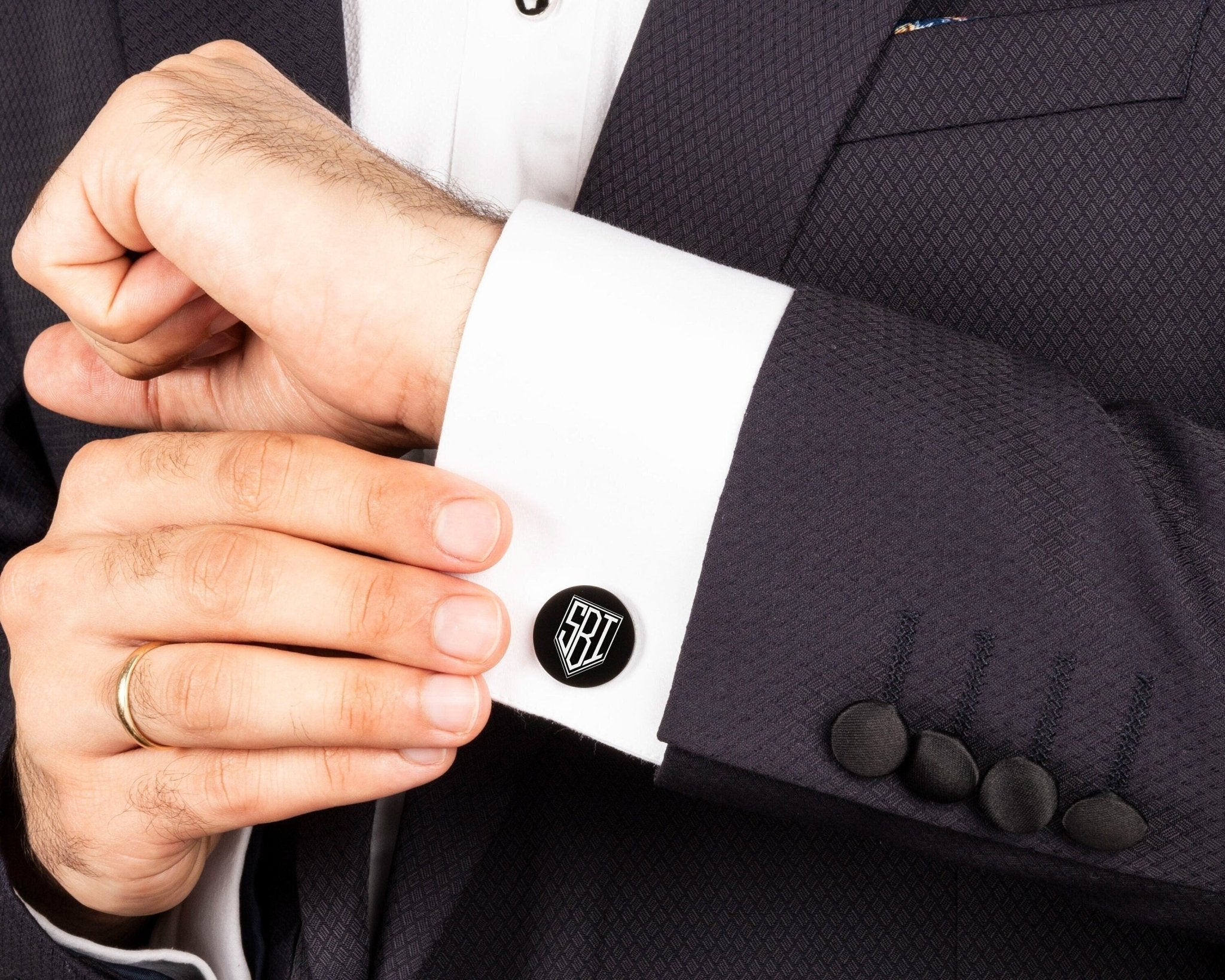 Customized Steel Cufflinks • Personalized Cuff Link - The Lush Gifts - Customized Steel Cufflinks • Personalized Cuff Link - The Lush Gifts - The Lush Gifts - Stainless Steel Cuff Links, Personalized cufflink for Man, Gift for Husband, Boyfriend Gift Graduation Gift teen, Prom Gift idea for son - Customized Leather Gift - Personalized Leather Gift