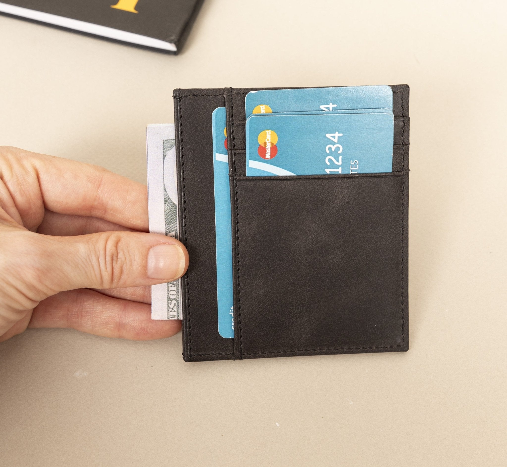 Full - Grain Leather Card Wallet • Customized RFID Pocket Wallet • For Him - The Lush Gifts - Full - Grain Leather Card Wallet • Customized RFID Pocket Wallet • For Him - The Lush Gifts - The Lush Gifts - Full - Grain Leather Card Wallet • Customized RFID Pocket Wallet • For Him - Customized Leather Gift - Personalized Leather Gift