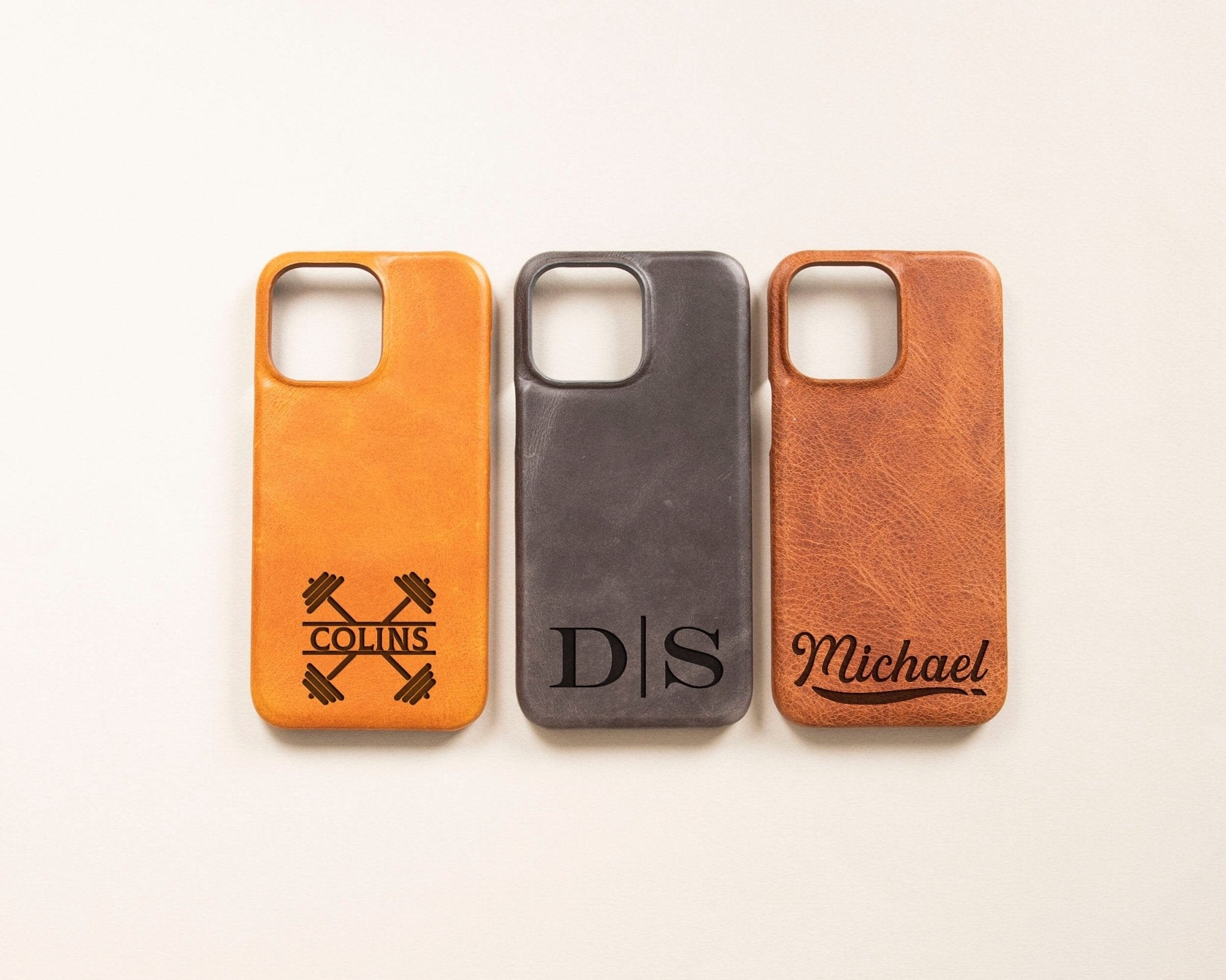 iPhone Case Gym Design • Leather iPhone Case • Custom Case - The Lush Gifts - iPhone Case Gym Design • Leather iPhone Case • Custom Case - The Lush Gifts - The Lush Gifts - iPhone14_Brown_NoEngrave - Gift for Workout Lover, Fitness Gift for Boyfriend, Custom iPhone 14 Case Gift, Leather iPhone Case, iPhone 14 Pro Case, Pro Max, Gym Lover - Customized Leather Gift - Personalized Leather Gift