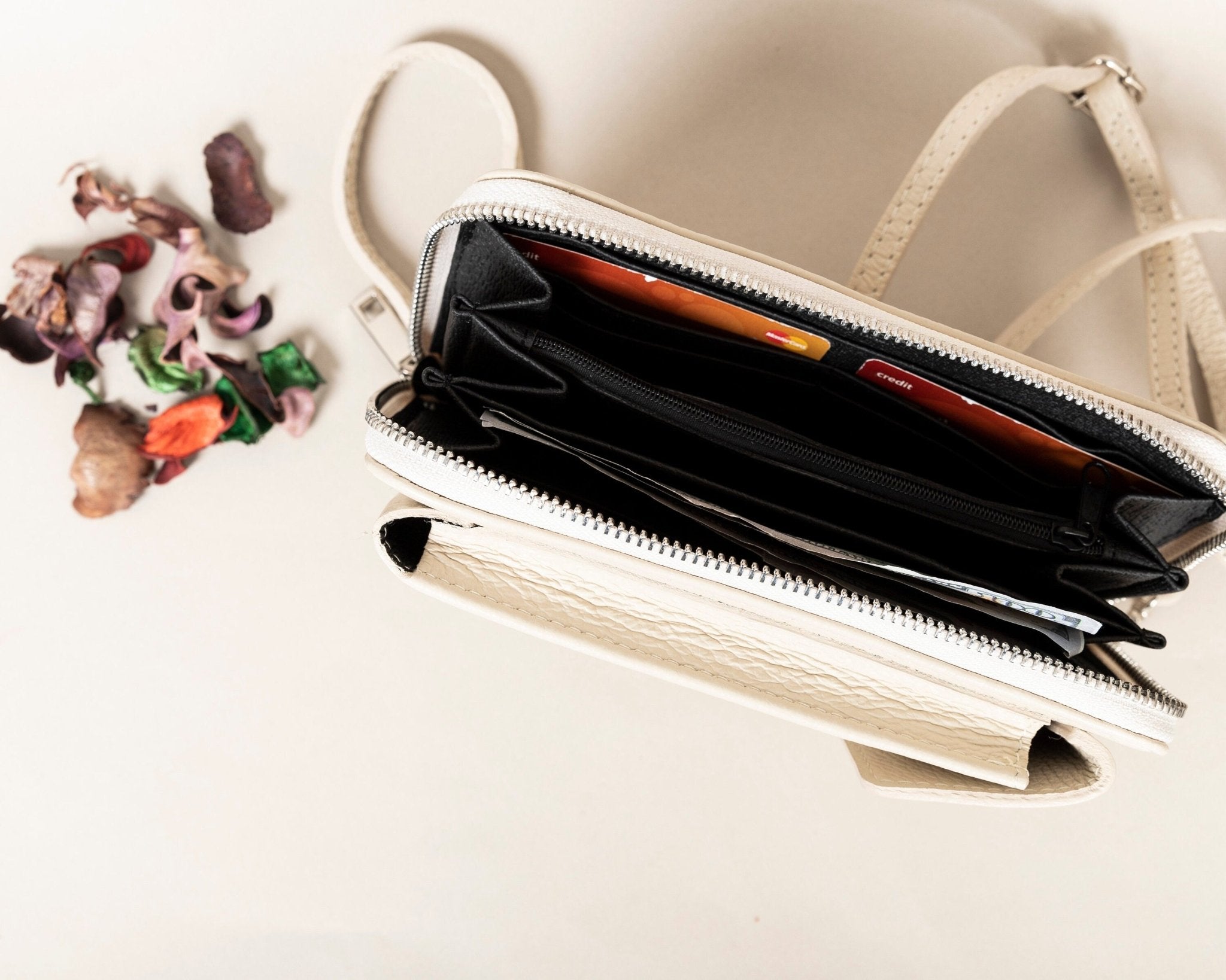 Mobile phone wallet for Women • Leather shoulder handbag - The Lush Gifts - Mobile phone wallet for Women • Leather shoulder handbag - The Lush Gifts - The Lush Gifts - Gift for Mother, Mobile phone wallet 2 in 1 shoulder bag, Leather wallet shoulder handbag, Gift for Her, Wife, Mother, Mom, Crossbody Bag - Customized Leather Gift - Personalized Leather Gift