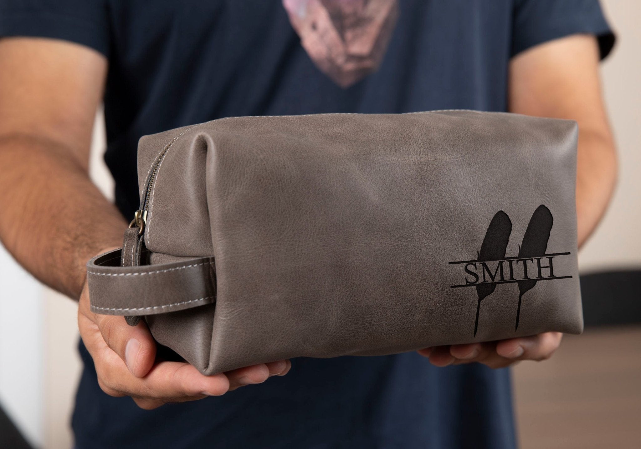 Teacher Themed Dopp Kit • Leather Toiletry Bag • Custom Gift - The Lush Gifts - Teacher Themed Dopp Kit • Leather Toiletry Bag • Custom Gift - The Lush Gifts - The Lush Gifts - Customized Toiletry Bag for Teachers, Unique Teacher Appreciation Gift, Perfect Retirement or Birthday Tribute, - Customized Leather Gift - Personalized Leather Gift