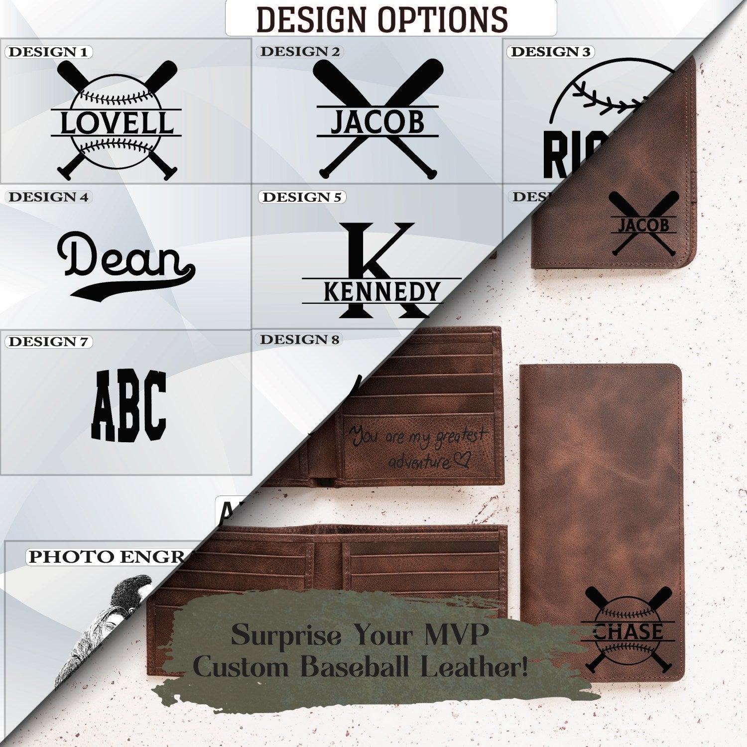 Baseball on leather - The Lush Gifts