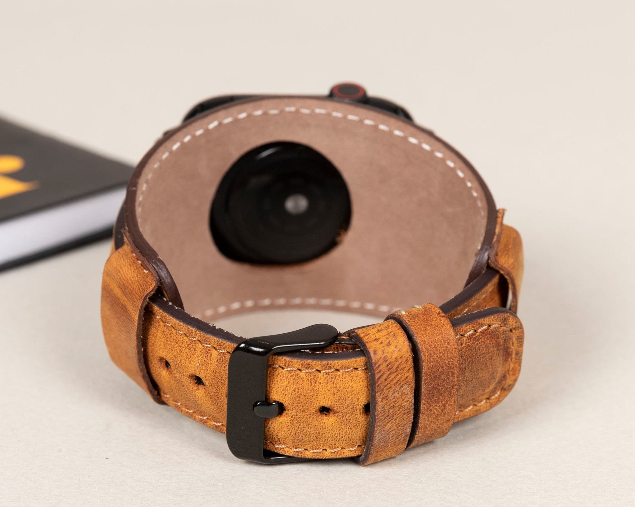 Apple Watch Cuff Watchband • Leather Watchband • Custom Gift - The Lush Gifts - Apple Watch Cuff Watchband • Leather Watchband • Custom Gift - The Lush Gifts - The Lush Gifts - Customized Leather Watchband • Apple Watch Watchband • Premium Quality Leather • Personalized Gift for Apple Watch User • Fathers Day Gift - Customized Leather Gift - Personalized Leather Gift